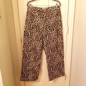 Forever21 Leopard Print Jeans